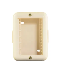 Caja Reggio exterior 3 módulos Marfil