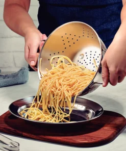 Alternative view of Colador de pasta 20cm Tramontina Gris