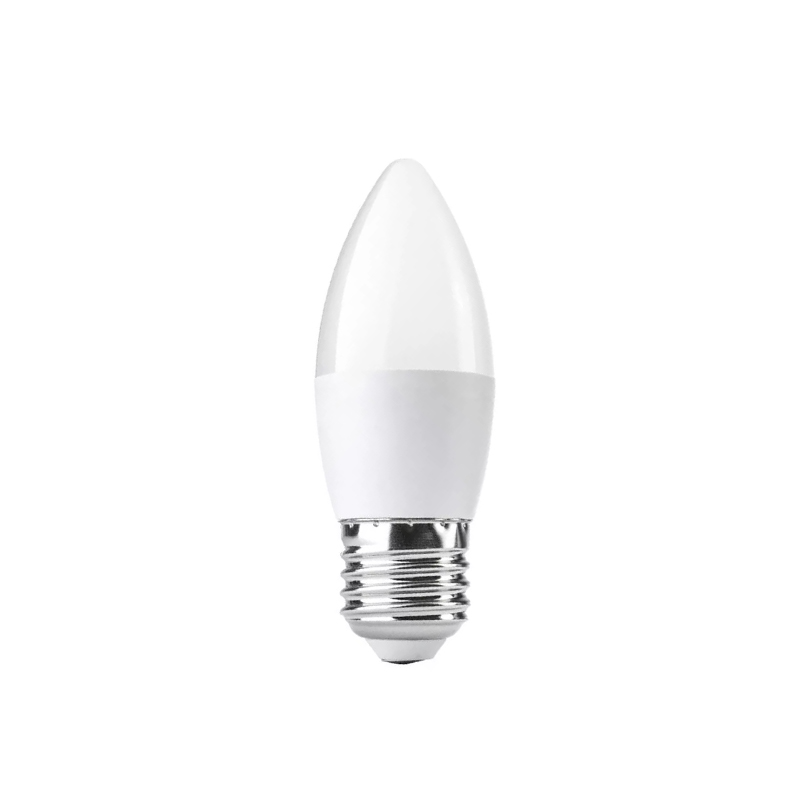 Lámpara LED Vela E27 8W Luz Fría Moonlight
