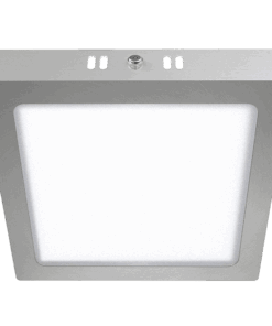 Plafón LED 12W Luz Fría Cuadrado Exterior